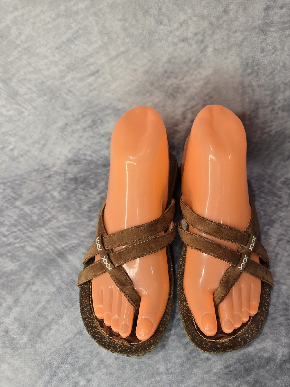 Teva Women’s Brown Strappy Slide Sandals